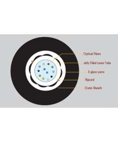 D-Link 12 Core Single Mode Unitube UnArmoured Indoor/Outdoor Fiber Cable